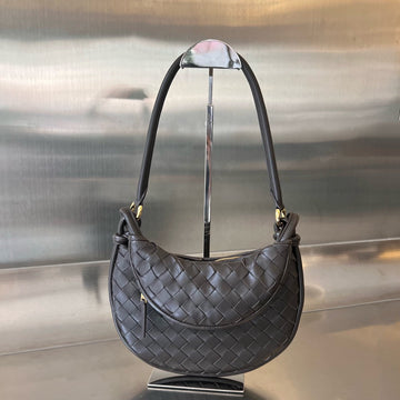 MEDIUM GEMELLI 36 CHOCOLATE LAMBSKIN Luxe Carry