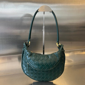 SMALL GEMELLI 24 IN DARK GREEN LAMBSKIN Luxe Carry Bags