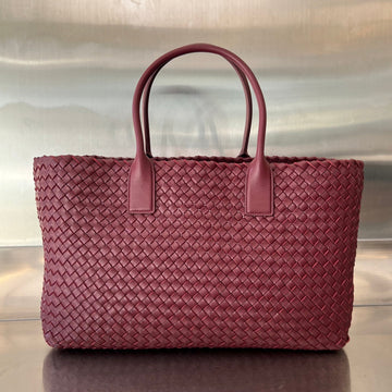 LARGE CABAT 51 IN BURGUNDY RED LAMBSKIN by Luxe Carry