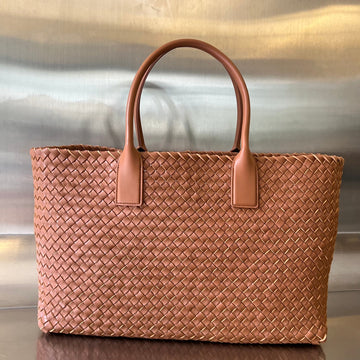 LARGE CABAT 51 IN BRONZE ORANGE LAMBSKIN Luxe Carry