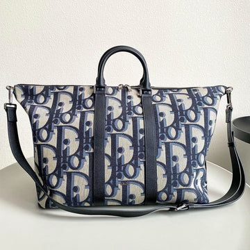 WEEKENDER 40 IN BEIGE AND BLACK MAXI OBLIQUE JACQUARD By Luxe Carry