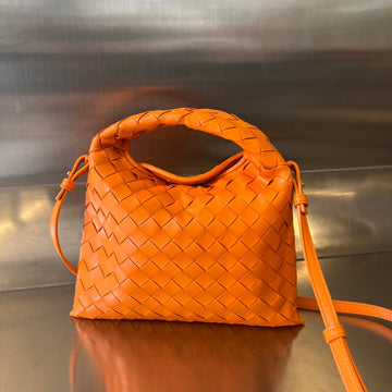 MINI HOP 25 IN FIRE ORANGE CALFSKIN by Luxe Carry