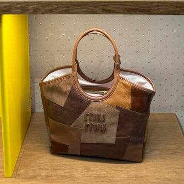 HOBO 28 BAG IN COGNAC LEATHER PATCHWORK By Luxe Carry