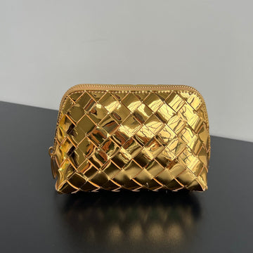 INTRECCIATO 16 BAG IN GOLDEN LAMBSKIN by Luxe Carry