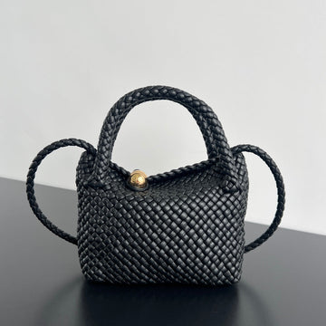 MINI TOSCA 20 IN BLACK CALFSKIN by Luxe Carry