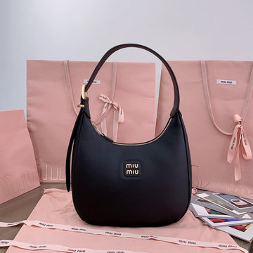 HOBO BAG 27 IN BLACK CALFSKIN By Luxe Carry