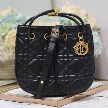 MINI 27 NOLITA BAG IN BLACK MACROCANNAGE CALFSKIN Luxe Carry