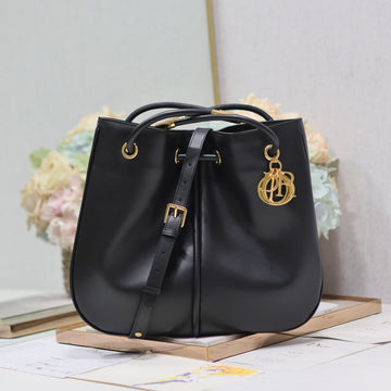 MEDIUM 34 NOLITA BAG IN BLACK SMOOTH CALFSKIN Luxe Carry
