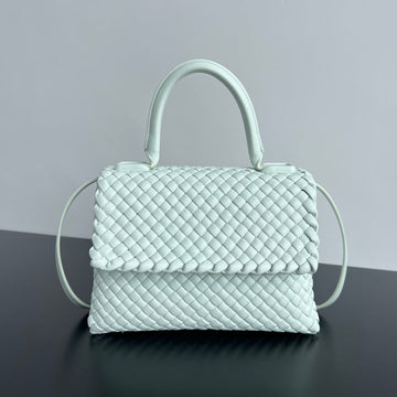 PATTI SHOULDER BAG 26 IN IRISH MINT LAMBSKIN Luxe Carry Bags