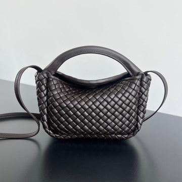 COLuxe CarryLE TOP HANDLE BAG 23 IN CHOCOLATE LAMBSKIN by Luxe Carry