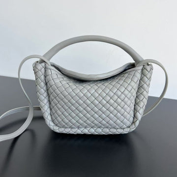 COLuxe CarryLE TOP HANDLE BAG 23 IN RHINO GRAY LAMBSKIN Luxe Carry