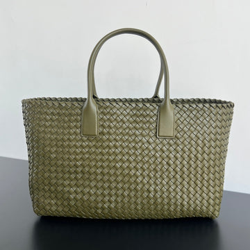 LARGE CABAT 51 IN ARMY GREEN LAMBSKIN Luxe Carry Bags