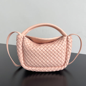 COLuxe CarryLE TOP HANDLE BAG 23 IN MELON PINK LAMBSKIN