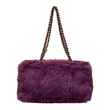 CHANEL/Cross Body Bag/FurFake Fur