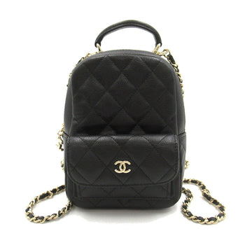 Top Quality Chanel Caviar Skin Matelasse Backpack Black