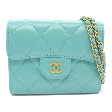 Top Quality Chanel Lambskin Chain Wallet Shoulder Bag