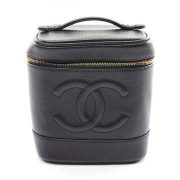 Top Quality Chanel Caviar Skin Coco Mark Handbag Black