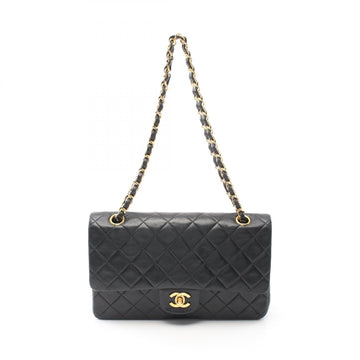 Top Quality Chanel Lambskin Matelasse W Flap Shoulder Bag
