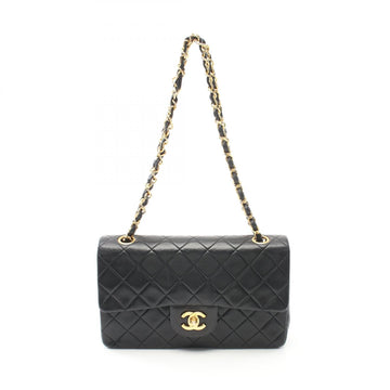 Top Quality Chanel Lambskin Matelasse W Flap Shoulder Bag