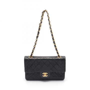 Top Quality Chanel Lambskin Matelasse W Flap Shoulder Bag