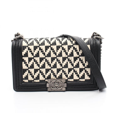 Top Quality Chanel Boy Leather Shoulder Bag A67086