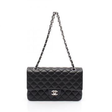 Top Quality Chanel Lambskin Matelasse W Flap Shoulder Bag A01112
