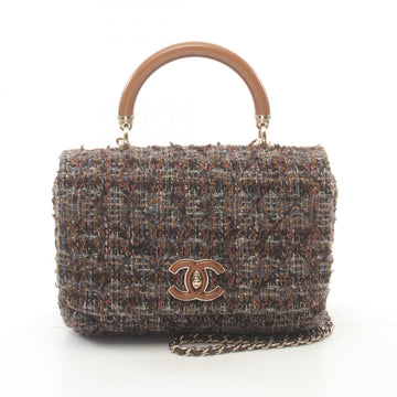 Top Quality Chanel Fabric Top Handle Shoulder Bag