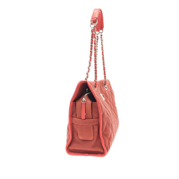 Red Top Quality Chanel Caviar French Riviera Tote