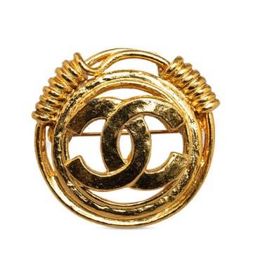 Top Quality Chanel   Coco Mark Brooch Gold Plated