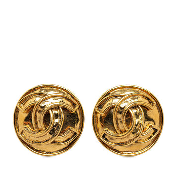 Top Quality Chanel   Coco Mark Earrings Gold