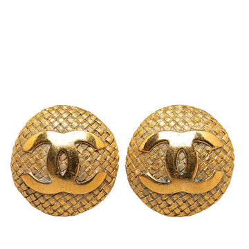Top Quality Chanel   Coco Mark Earrings Gold Plated
