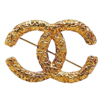 Top Quality Chanel   Coco Mark Brooch Gold Plated