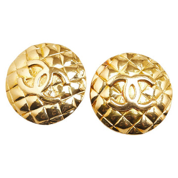 Top Quality Chanel Coco Mark Gold Plated Earrings