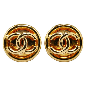Top Quality Chanel   Coco Mark Earrings Gold Plated