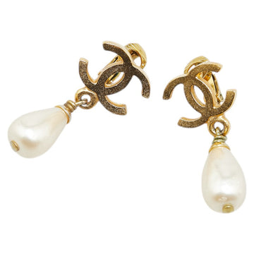 Top Quality Chanel   Teardrop Swing Earrings Gold