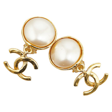 Top Quality Chanel   Coco Mark Swing Earrings Gold