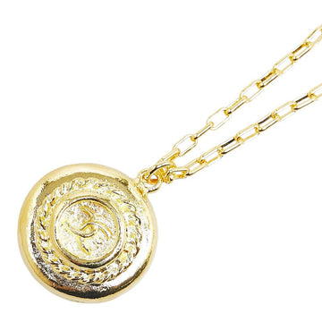 Top Quality Chanel Coco Mark Gold Necklace