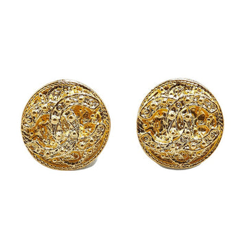 Top Quality Chanel   Coco Mark Round Earrings