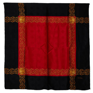 Top Quality Chanel Silk Coco Mark Chain Scarf