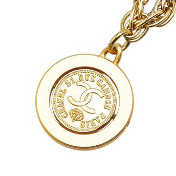 Top Quality Chanel   Coco Mark Chain Necklace Gold