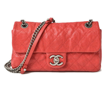 Top Quality Chanel Caviar Chain Shoulder Bag Red