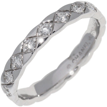 Top Quality Chanel K18WG Diamond Coco Crush Ring Mini Model