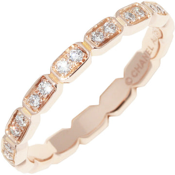 Top Quality Chanel K18PG Diamond Ring Full J4134