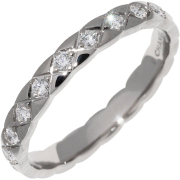 Top Quality Chanel K18WG Diamond Coco Crush Ring Mini Model J11871