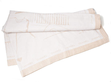 Top Quality Chanel Reversible Wool Silk Blanket