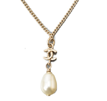Top Quality Chanel Coco Mark Pearl Motif Necklace Pendant