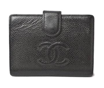 Top Quality Chanel Caviar Skin   Wallet Black