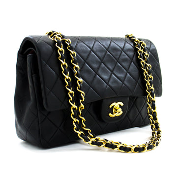 Top Quality Chanel 2.55 Double New Chain Shoulder Bag Black Lambskin Handbag