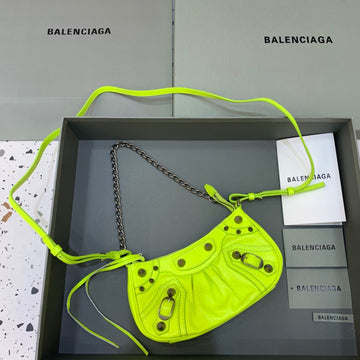 BLN-Ciaga Le Cagole Mini Bag With Chain Light Green, For Women,  Bags 8.2in/21Luxe Carry
