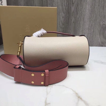 B-Berry - Luxe Carry  Barrel Bag Cream For Women, Bags 8.3in/21Luxe Carry